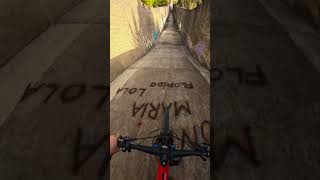 Gopro | Biking Down Abandoned Spillway Pov 🎬 Ernest Adalid #Shorts #Mtb