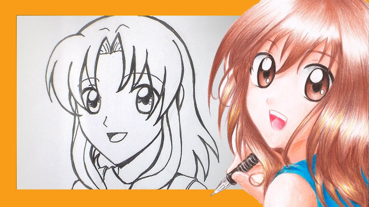 Desenhos Mangá & Anime!: Como Desenhar Rosto Feminino em Mangá