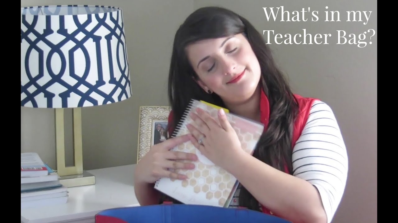 What's in my Teacher Bag Teacher VLOG YouTube
