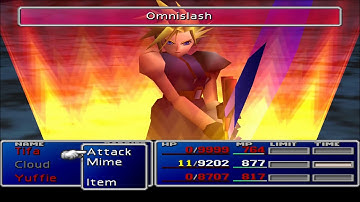 Counter Mime Omnislash Emerald Weapon