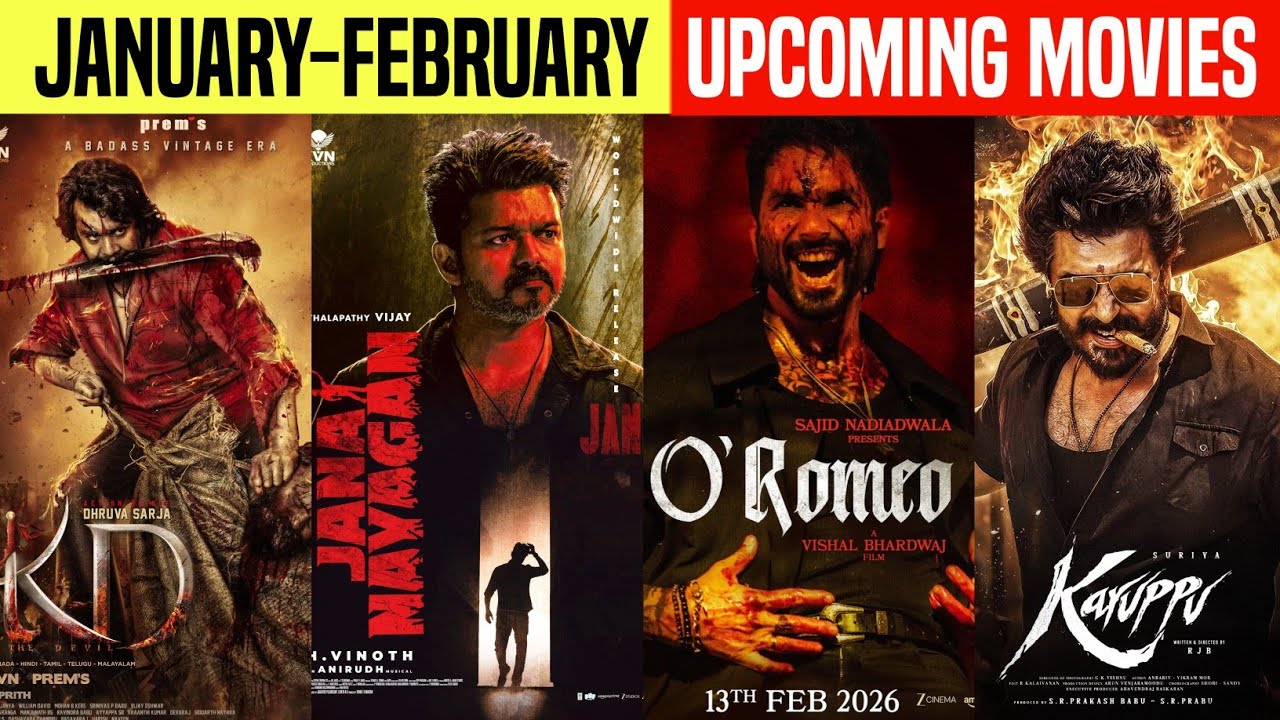 Top 10 Upcoming BIGGEST Movies Release January To Feburary 2026 Hindi | Jana Nayagan | Border 2