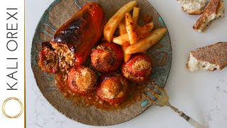 Eleni’s Yemista - Greek Stuffed Tomato and Peppers Recipe
