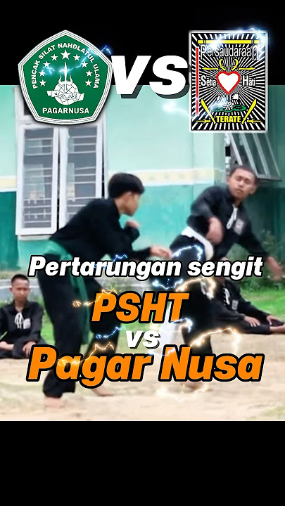 Emosi ! Pertarungan PSHT vs Pagar Nusa