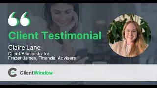 Clientwindow Frazor James Testimonial