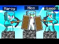 SOPRAVVIVI DA INVISIBILE su UN PILASTRO DI BEDROCK su MINECRAFT!