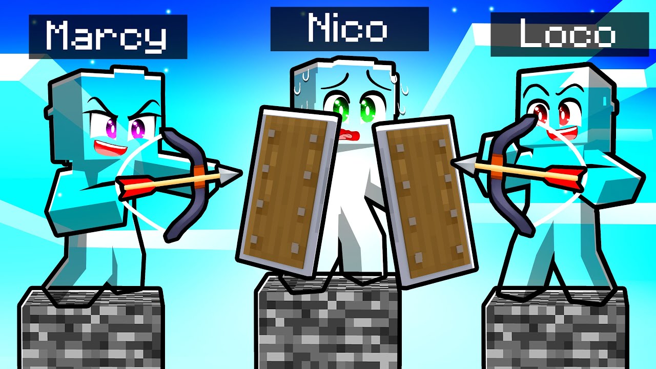 SOPRAVVIVI DA INVISIBILE su UN PILASTRO DI BEDROCK su MINECRAFT!