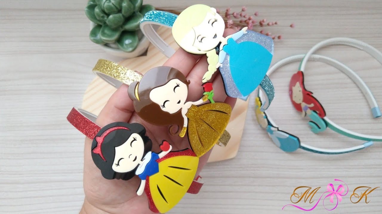 Tiara Princesa em Acrílico/Kaká Magalhães