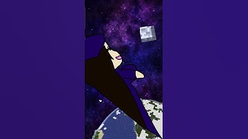 Enderman eating the moon  .    anthropomorphic  minecraft　#shorts