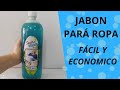 JABÓN LIQUIDO CASERO PARA LAVADORA/como hacer JABÓN liquido PARA LAVADORA/jabón para ROPA