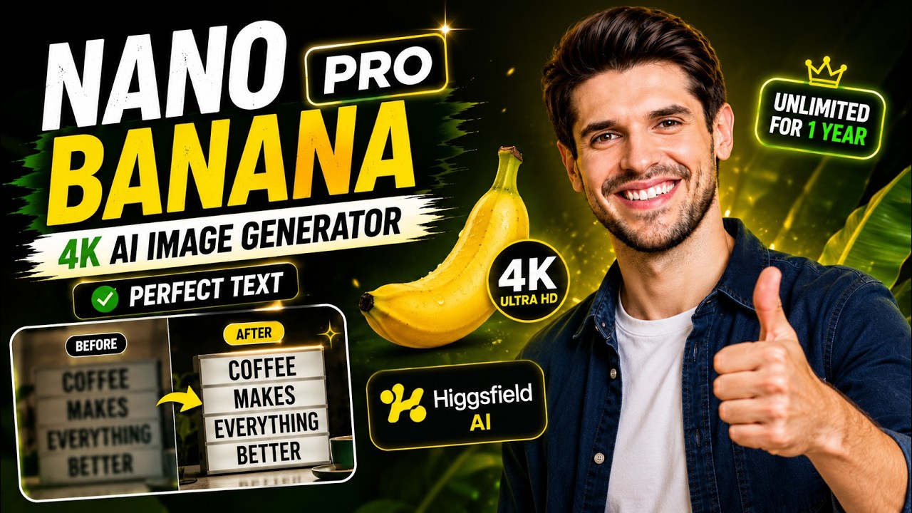 Higgsfield Nano Banana Pro Review | 4K AI Image Generator with Perfect ...