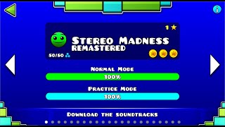 Измененный Stereo Madness в Geometry Dash!!!