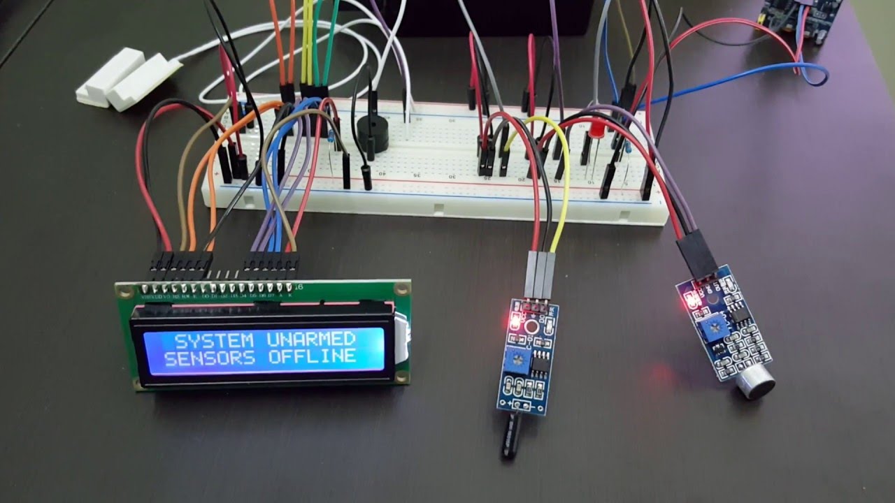 Raspberry Pi 2 - Home Security Alarm System (Learning 