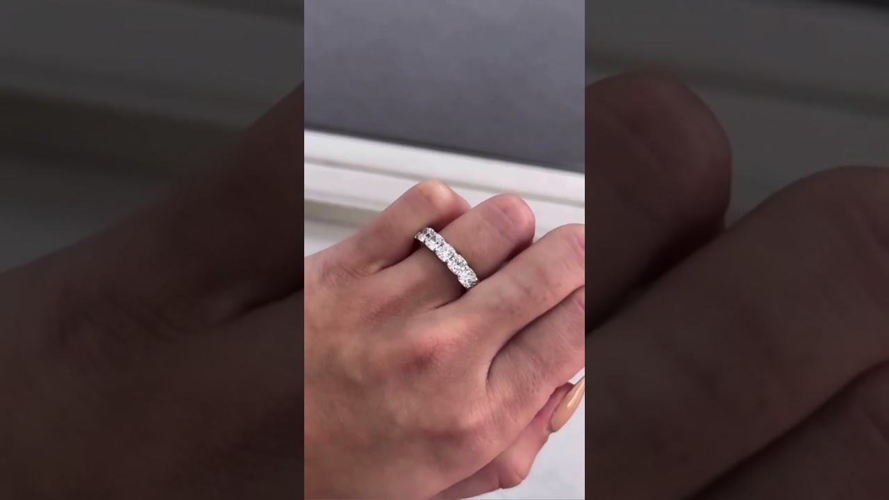 A Ring for Eternity – Cushion Cut Diamond Double Gallery! 