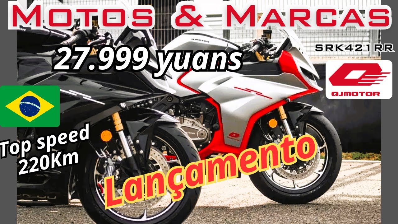 Lançamento da nova QJMOTOR SRK 421RR, top speed 220Km, preço 27.999 yuans, Vocês comprariam? 👍