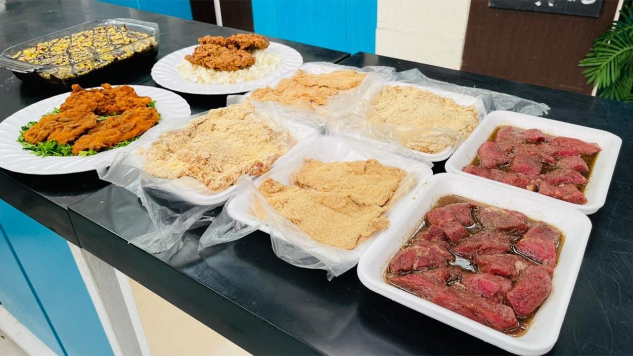 سنة أولى طبخ مع الشيف سارة عبد السلام | تجهيزات رمضان | دجاج بانيه - بفتيك - كباب - كيكة جلاش