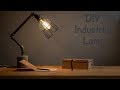 How to DIY Desk Lamp with Concrete Base and Black Pipe Video