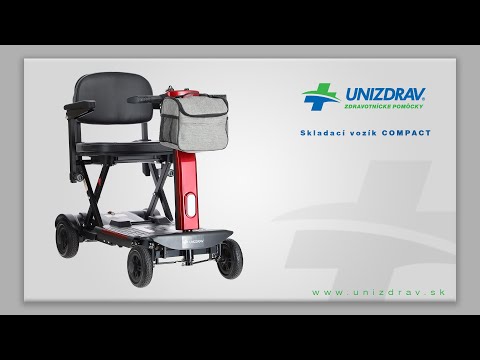 Skladací vozík COMPACT pre seniorov s lítiovou batériou - VIDEOMANUÁL
