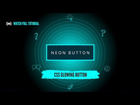 Create This Glowing Button Hover Effect in HTML & CSS (Step-by-Step)