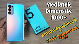 Oppo Reno 5 pro 5G Antutu benchmark + Geekbench Test || Mediatek Dimensity 1000+ Benchmarks Test 