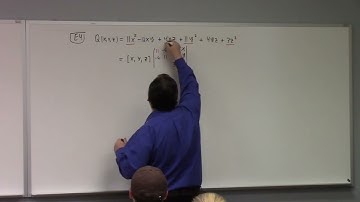 Applied Linear: quadratic forms and diagonalization, 4-2-25