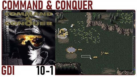 Command & Conquer No Commentary GDI Mission 10 (part 1) (PC 1995) 4K60FPS