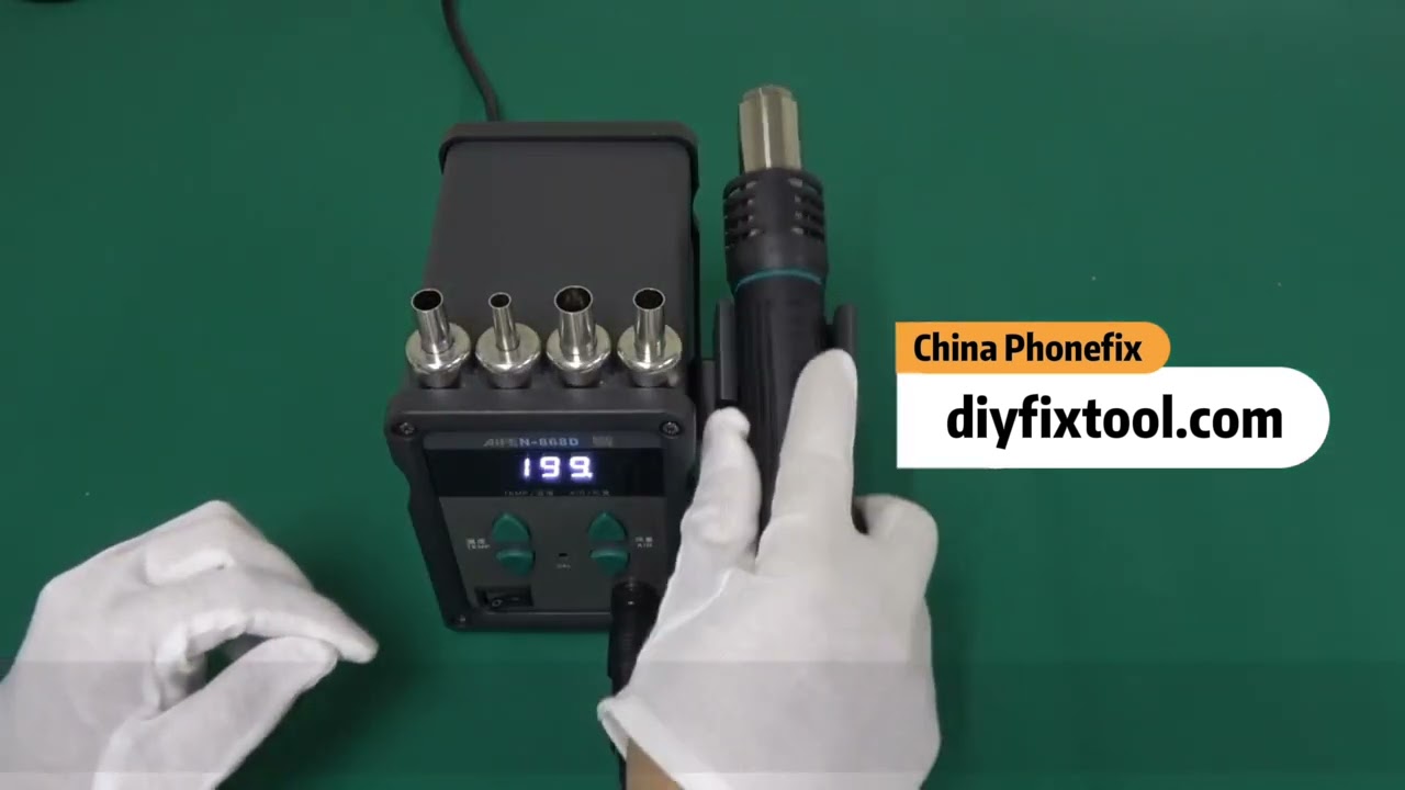 AIFEN 868D 700W Hot Air BGA Rework Station - Economical! - YouTube