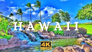 Hawaii relaxing piano music with 4k aerial drone footages 1 hour