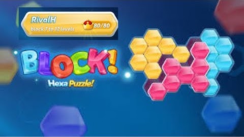 Block! Hexa Puzzle iOS gameplay (RivalH) #blockhexapuzzle #iosgames #rivalh