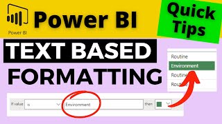QT#83 - Conditional Formatting Power BI Table or Matrix Cells Using The Cells Text Content QT#83 - Conditional Formatting Power BI Table or Matrix Cells Using The Cells Text Content