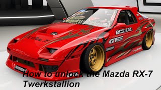 How to unlock the Hoonigan Mazda RX-7 Twerkstallion - Forza Horizon 5