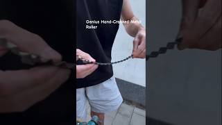 Genius Hand-Cranked Metal Roller