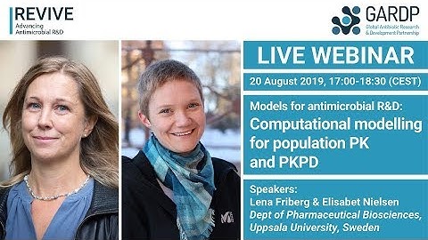 Models for antimicrobial R&D: Computational modelling for population PK and PKPD