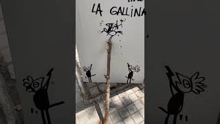 Cuestión de huevos. www. es – street artist Barna, streetart video, urban art video – Barcelona street art video