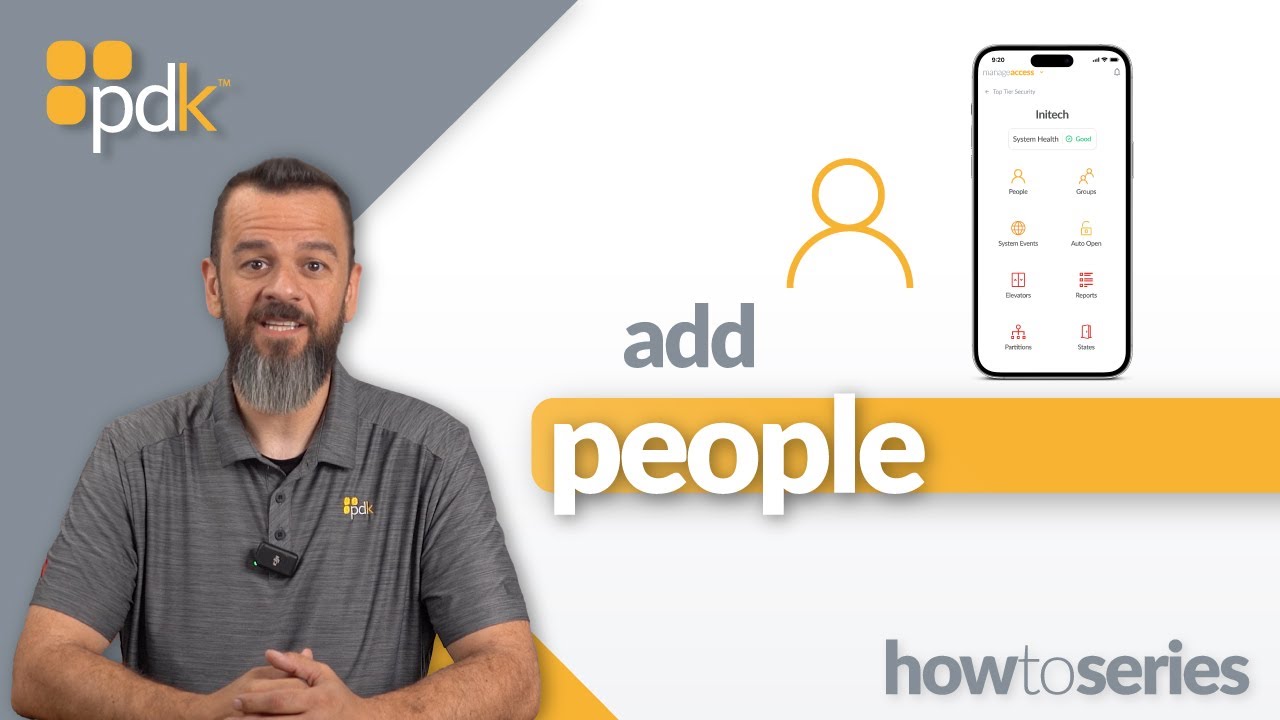 How to Add People in PDK.io