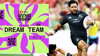 Which seven players made the Singapore HSBC SVNS Men's Dream Team? by World Rugby 4,054 views 12 days ago 1 minute, 30 seconds