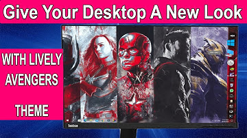 HOW TO MAKE YOUR DESKTOP LOOK COOL WITH AVENGERS LIVE THEME