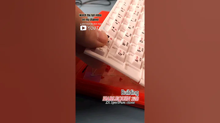 Building a ZX Spectrum clone - Harlequin 128 #shorts #retrogaming