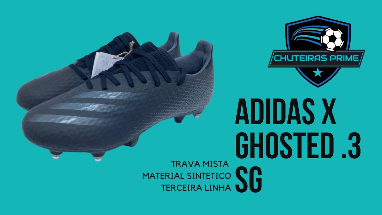UNBOXING - Chuteira Adidas X Ghosted.3 SG - YouTube