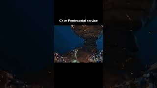 calm Pentecostal service