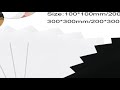 1pcs white/black abs plastic plate model sheet DIY model material material parts thickness 0.5mm/1mm
