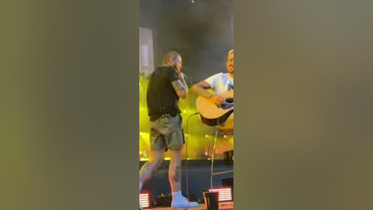 How Post Malone treats his fans  #postmalone #love #respect #posty #shorts
