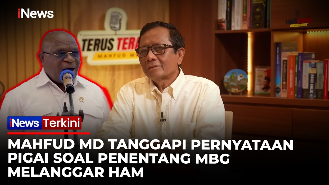 Mahfud MD Respons Pernyataan Pigai soal Penentang MBG Berarti Melanggar HAM | iNews Terkini