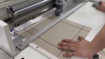 Semi-automatic grooving machine with die cutting function to Thailand/เครื่องเซาะร่องเพื่อประเทศไทย