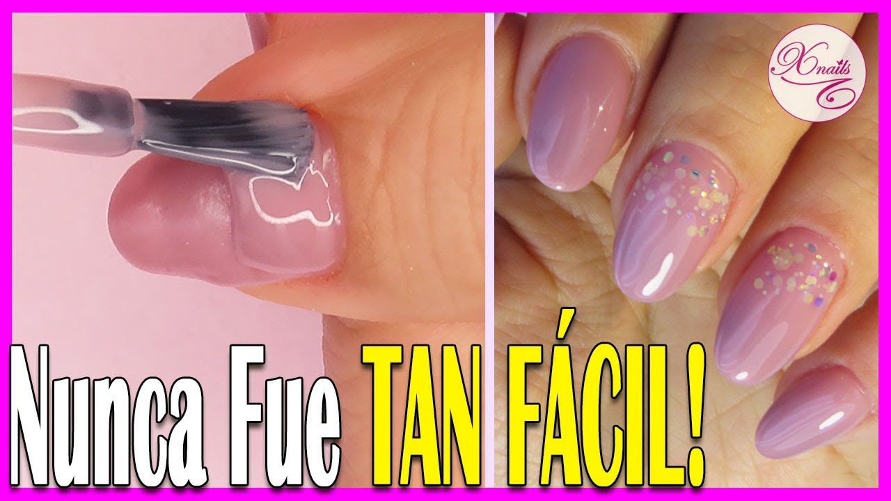 👉15 Uñas de GEL FÁCILES con RUBBER BASE 💖 Fácil para hacer en CASA
