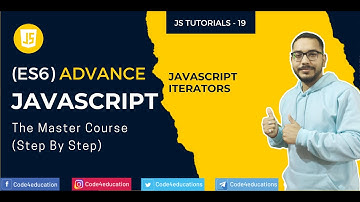 #19 Advance JavaScript Iterators Tutorial In Hindi | Advance JavaScript Tutorial In Hindi #es6