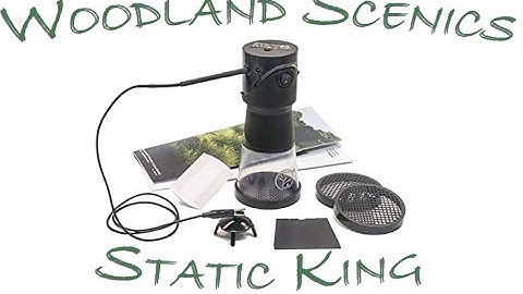Woodland Scenics Static King Unboxing and a bit of a Test
