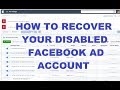 Recover A Facebook Ad Account Disabled For Policy Violation - Your Fb Advertising Account Flagged?