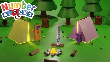 [3D ANIMATIONS] Numberblocks 19 cries in the forest, NB 21 and 6 scold him