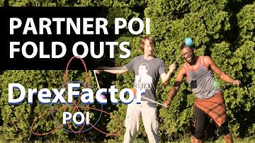 How to do Partner Poi Fold Outs: 1-minute tutorial