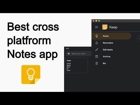 Best cross platform notes app | sync notes between devices | Google Keep